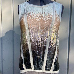 All Saints - Women's Hand Embellished Sequin Sleeveless Top